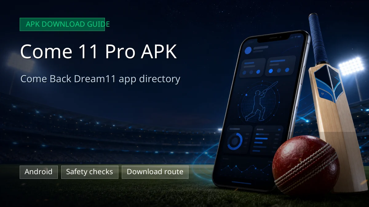 Come 11 Pro APK fantasy cricket guide